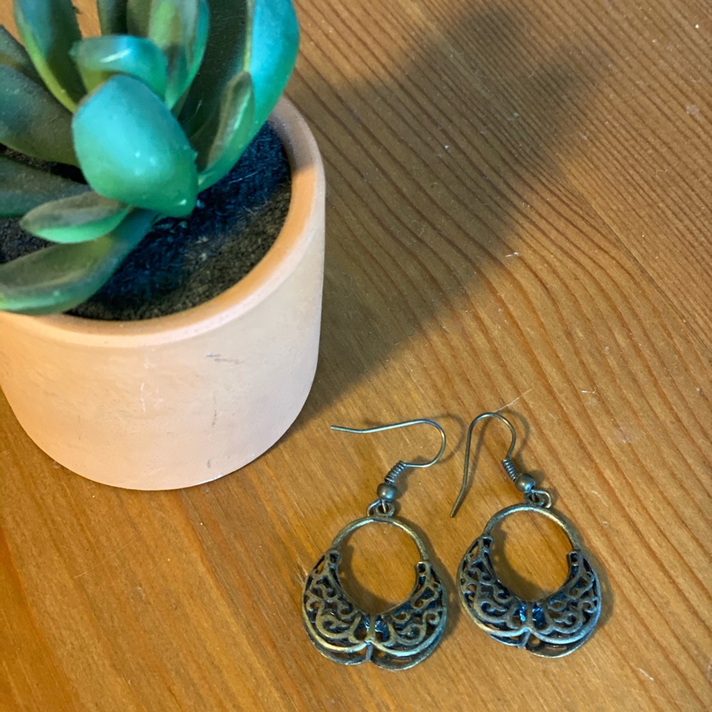 Bronze earrings